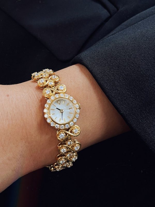 Jewelry Antique Luxury Diamond Quartz Women's Watch