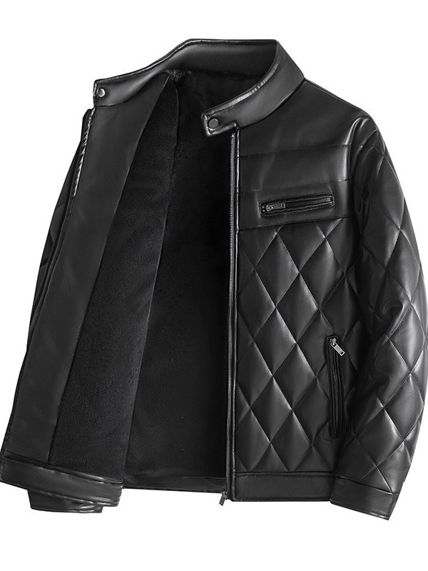 Men's Leather Jackets Thick Casual Men