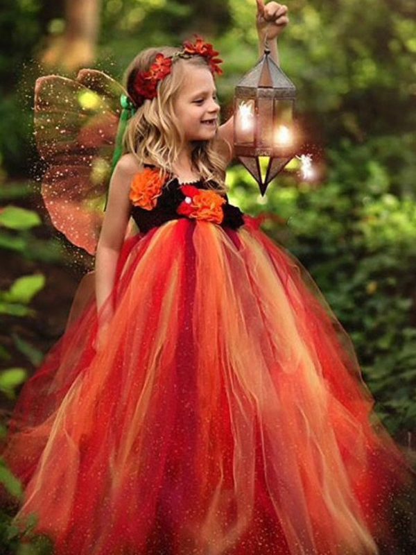 Fairy Puffy Net Dress Performance Dress