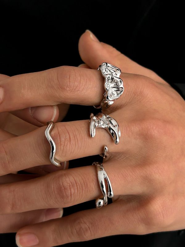 High-grade Hip Hop Niche Personality Ring Set
