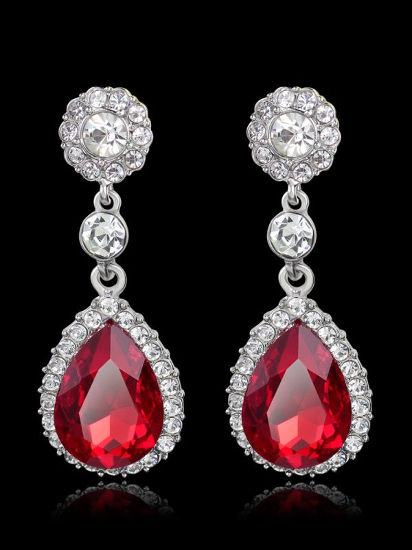 Fashion Elegant Crystal Drop Exquisite Earrings