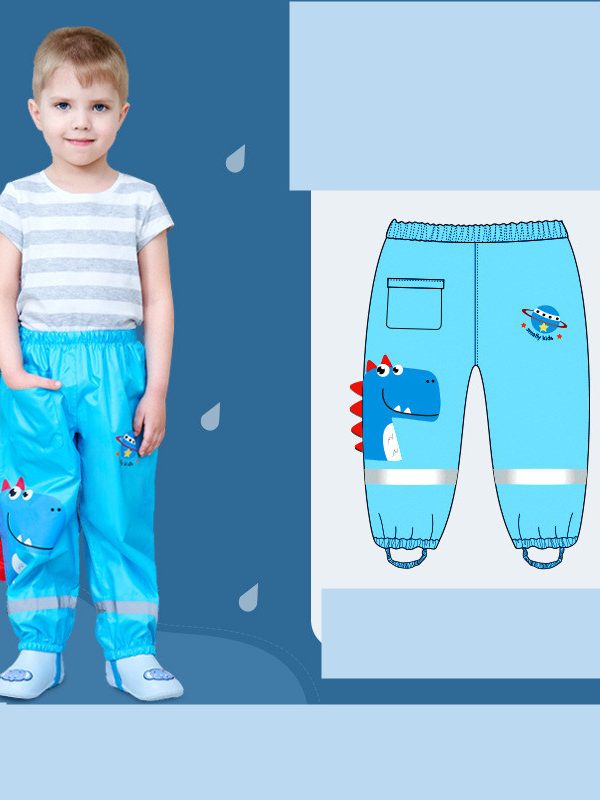 Children Waterproof Trousers Boys Kindergarten Half