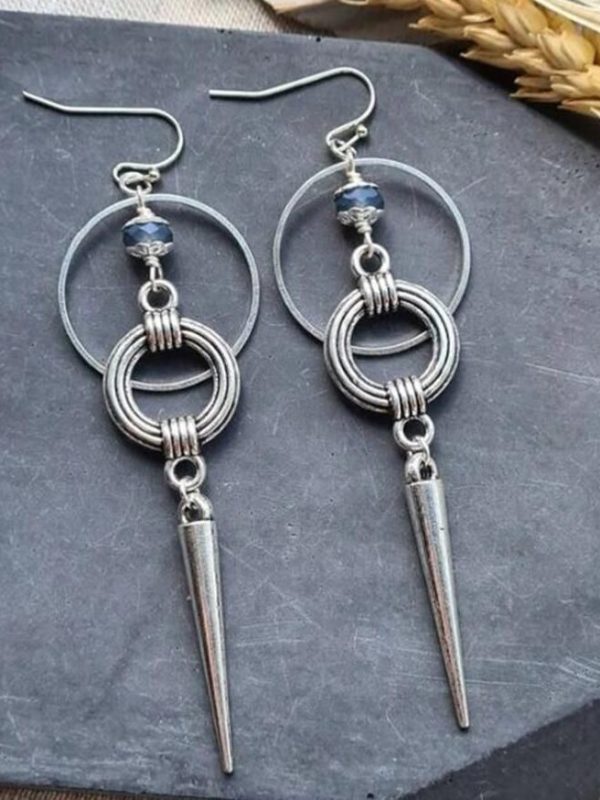 Hip Hop Punk Rock Personality Retro Thorn Neutral Earrings
