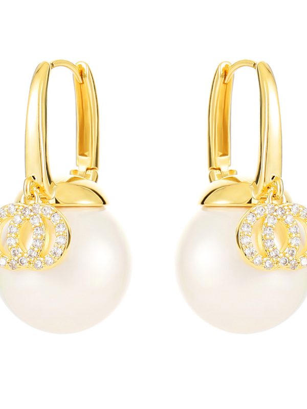 Light Luxury Pearl Shell Pearl Earrings