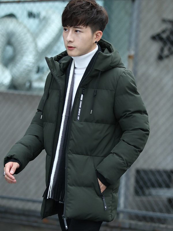 Men's Fashionable Hooded Down Jacket
