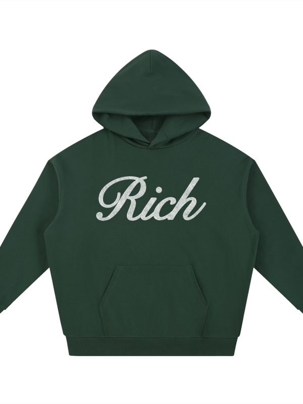 Drop-shoulder Sleeve Casual Sports Hoodie Sweater