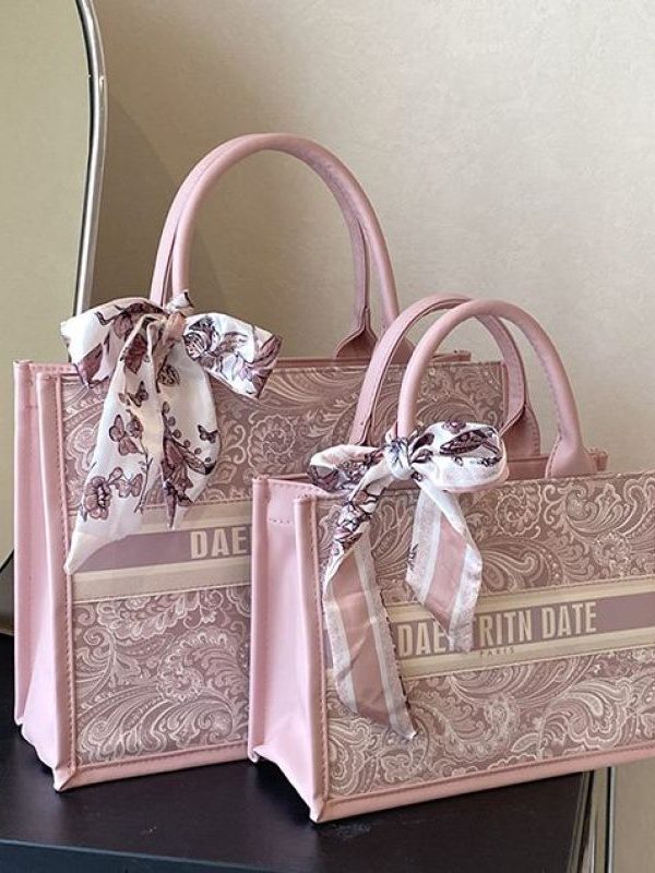 Women's Versatile Printed Hard Bottom Three-dimensional Tote Bag