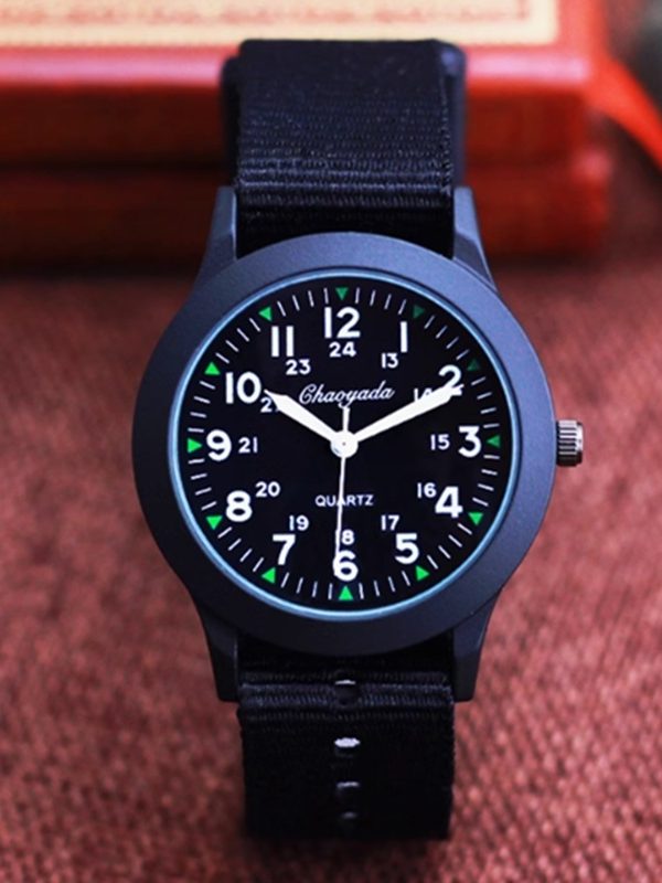Girls And Boys Waterproof Canvas Quartz Watch