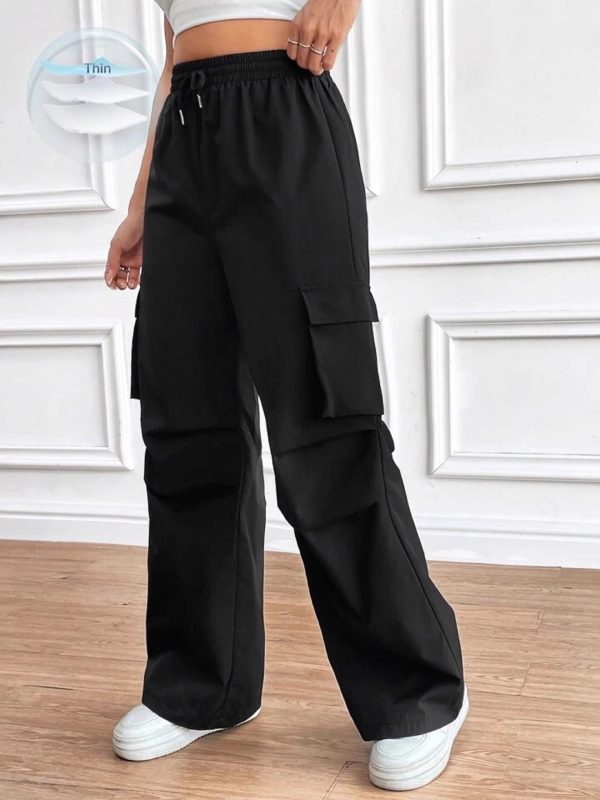 Loose-fitting Casual Workwear-style Commuter Pants For Women