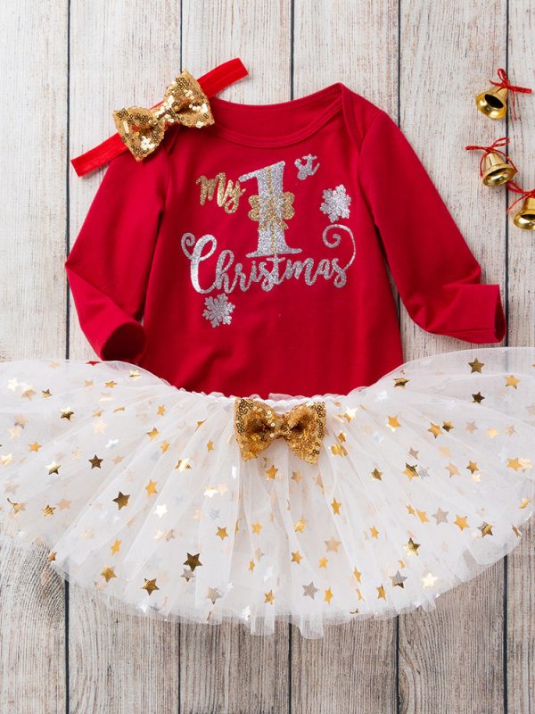 Long sleeve baby skirt