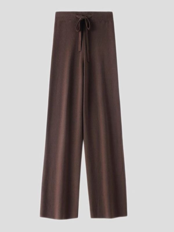 Womens Fashionable Casual Soft Knit Pants