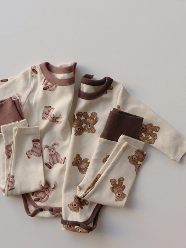 Boys And Girls Baby Home Clothes Suit