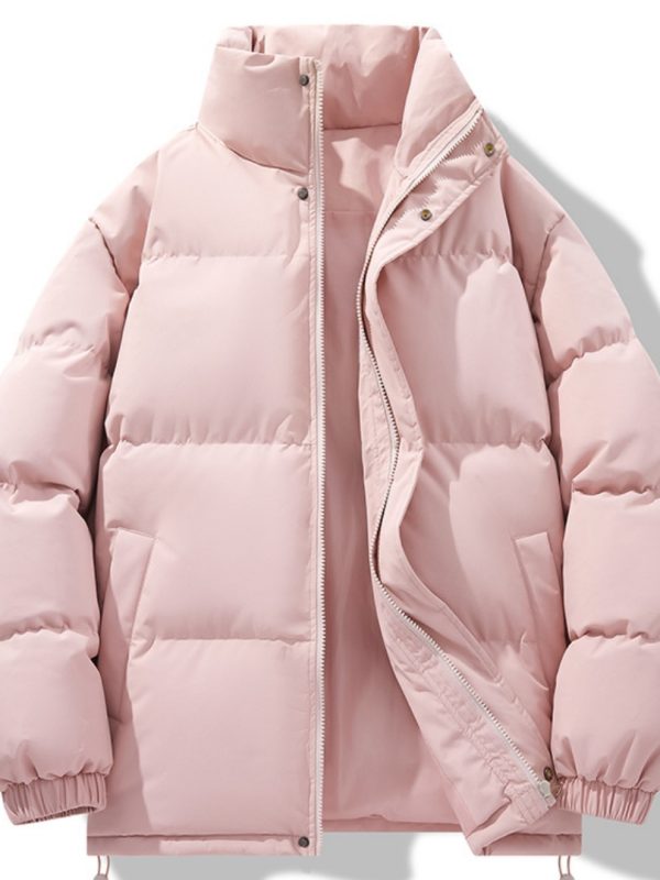Men's Thickened Warm Casual Puffer Jacket For Couples