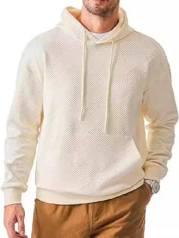 Men's Fleece-Lined Sweater For Autumn And Winter