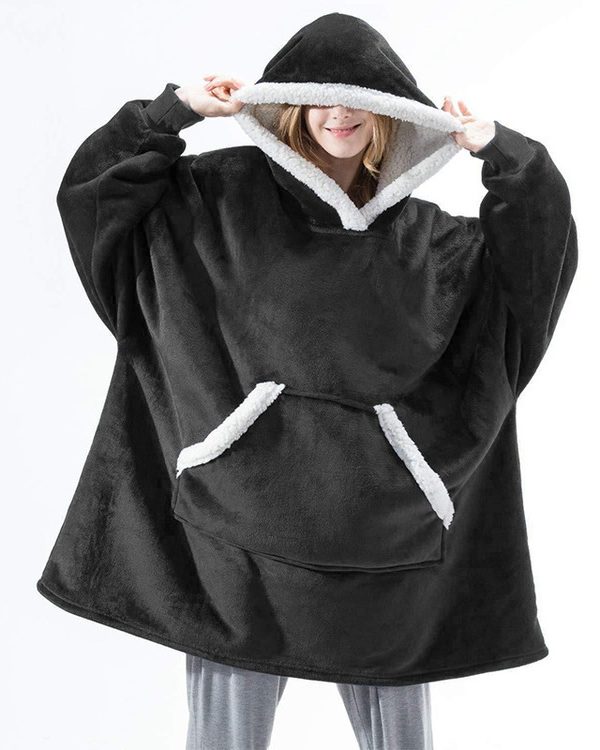 Women's Winter Flannel Loungewear Casual Hoodie