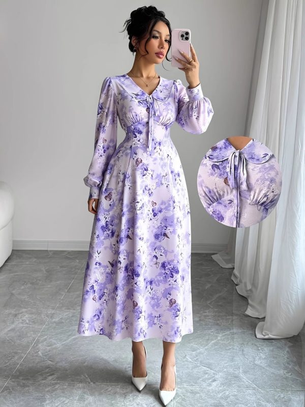 French-inspired Romantic Waist-cinching Dress That Beautifully Highlights Your Alluring