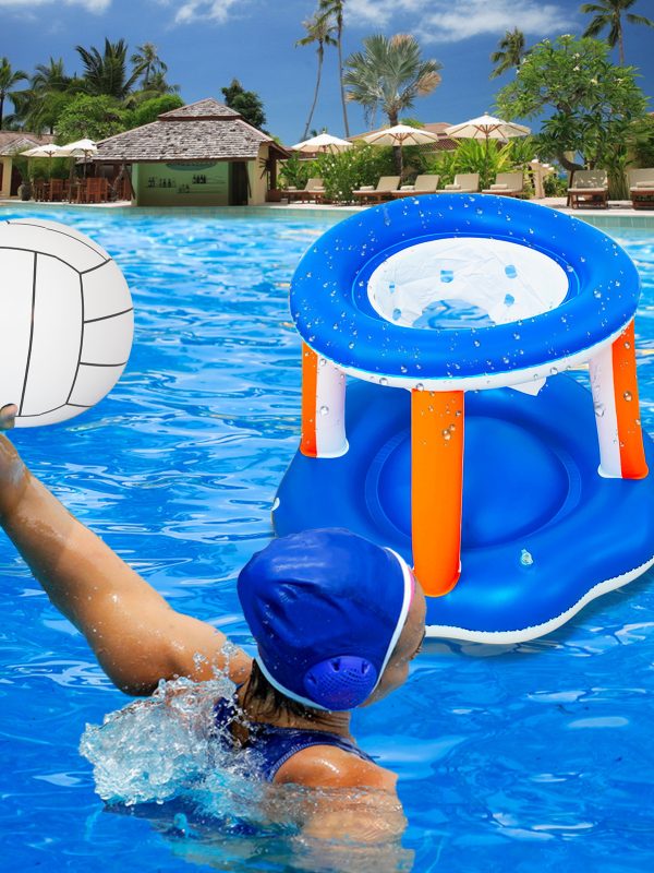 Water Volleyball Rack, Inflatable Basketball, Swimming Pool, Beach Water Games, Water Raft Ball