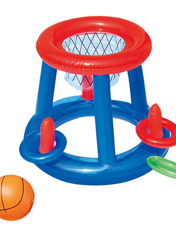 Outdoor Swimming Pool Accessories Inflatable Ring Throwing Ferrule Game Set Floating Pool Toys Beach Fun Summer Water Toy