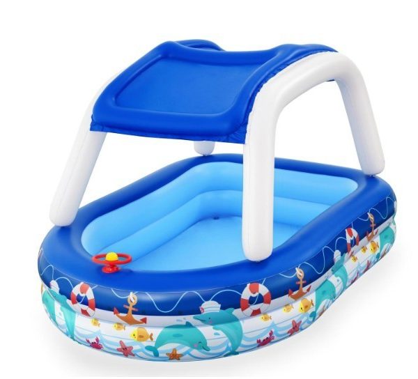 Boat Type Sunshade Pool Children's Paddling Pool Swimming Pool