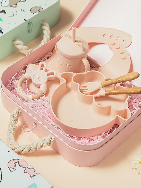 Baby Silicone Bowl Newborn Tableware Set